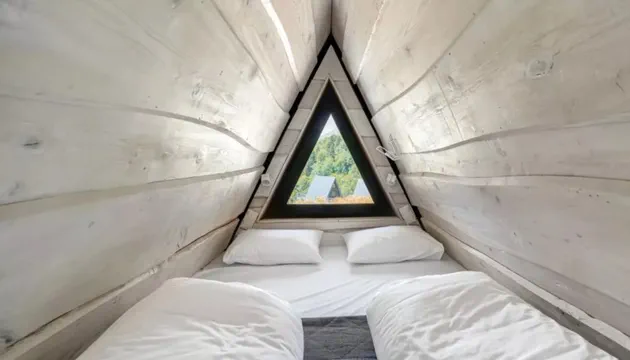 А-фрейм с крыльцом