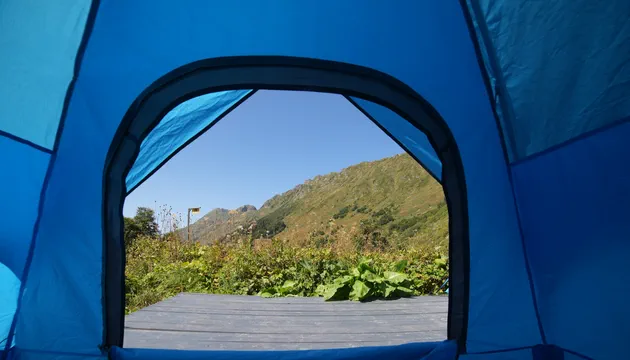 Настил в палаточном лагере 4х5 м