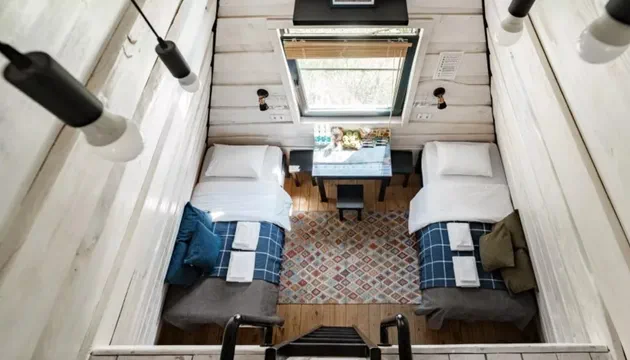 А-фрейм с крыльцом