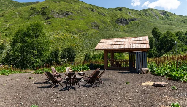 Настил в палаточном лагере 3х4 м