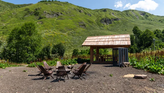 Настил в палаточном лагере 4х5 м